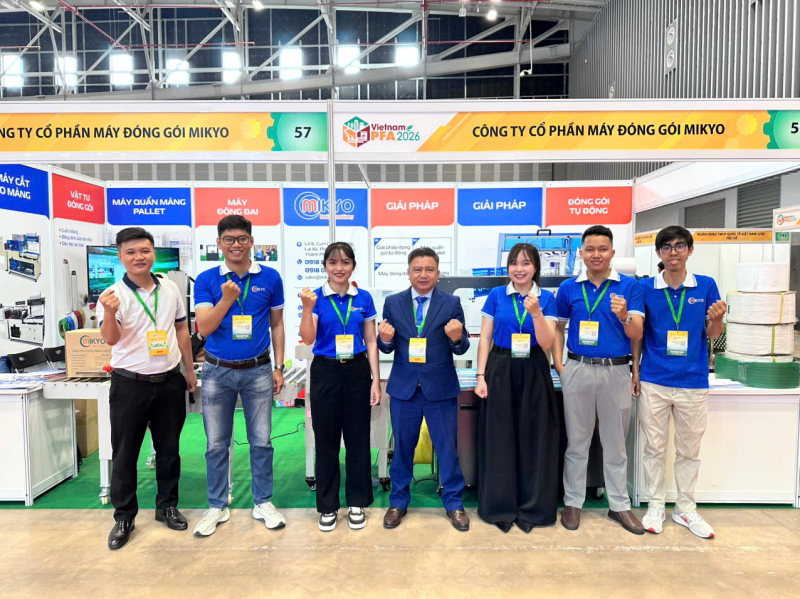 mikyo tai vietnam pfa 2026  recap ngay 1   khoi dong an tuong cung le khai mac va gian hang trung bay day du giai phap dong goi
