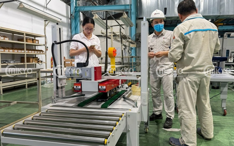 may dan thung fxj6050 cho cong ty san xuat phu tung xe may