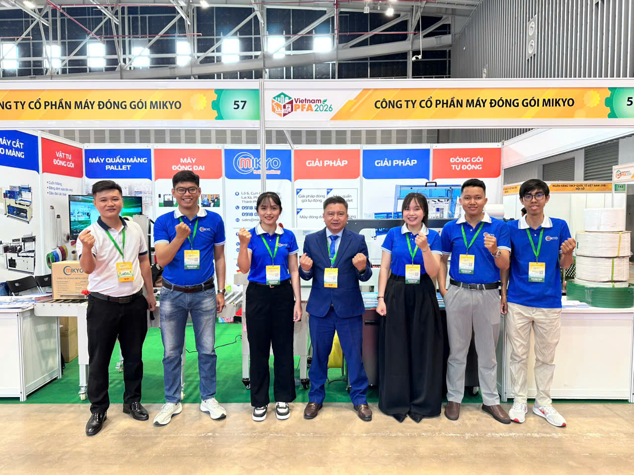 Đội ngũ Mikyo tại triển lãm PFA 2026