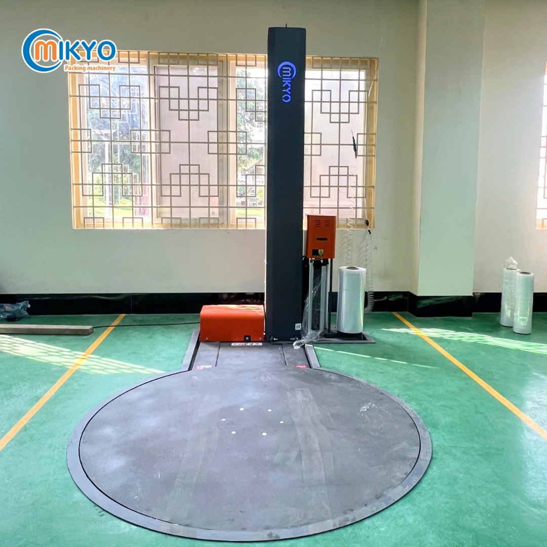 Lưu ý lắp âm sàn cho máy quấn màng pallet