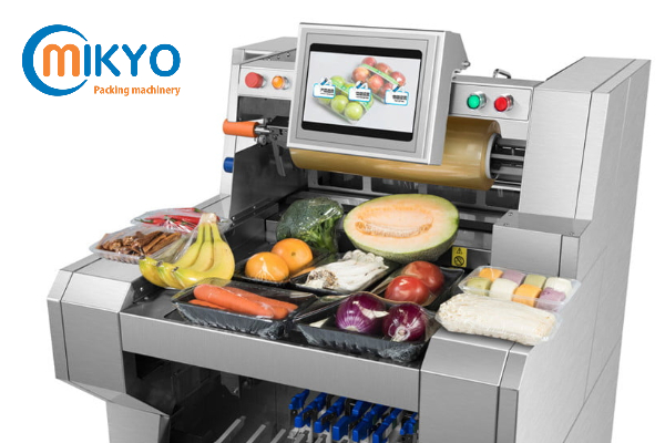 Nguyên lý hoạt động của máy quấn màng co thực phẩm