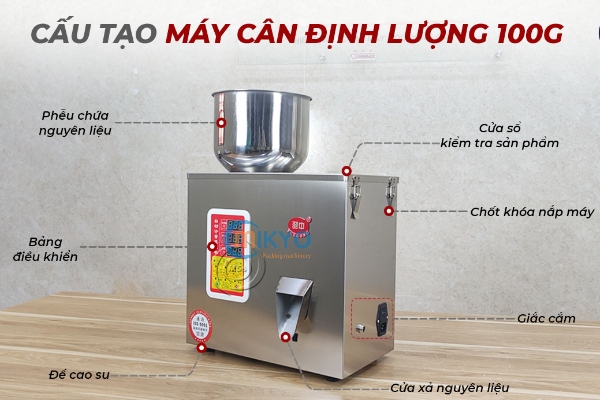 Cấu tạo máy cân định lượng