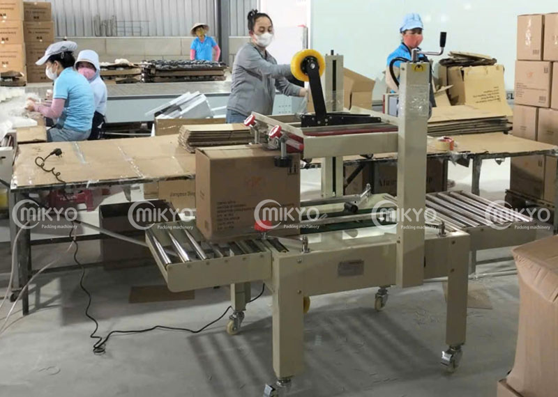 Lợi ích đưa máy dán thùng FXJ6050 nhà máy?