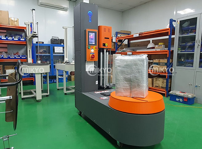 Máy quấn màng pallet - Quấn hành lý