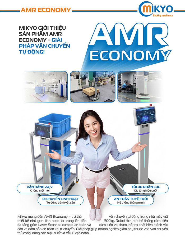 Giới thiệu sản phẩm AMR Economy: Giải pháp vận chuyển thông minh cho nhà máy