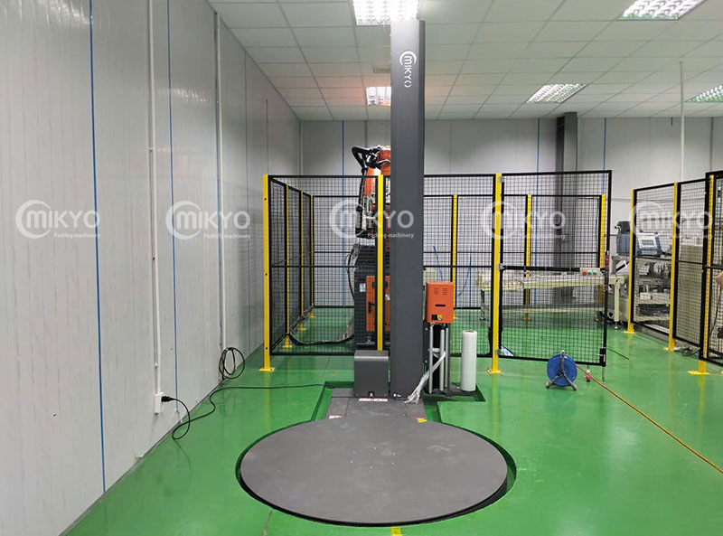 Máy quấn màng MK-1628-PS cho doanh nghiệp sản xuất bình chữa cháy