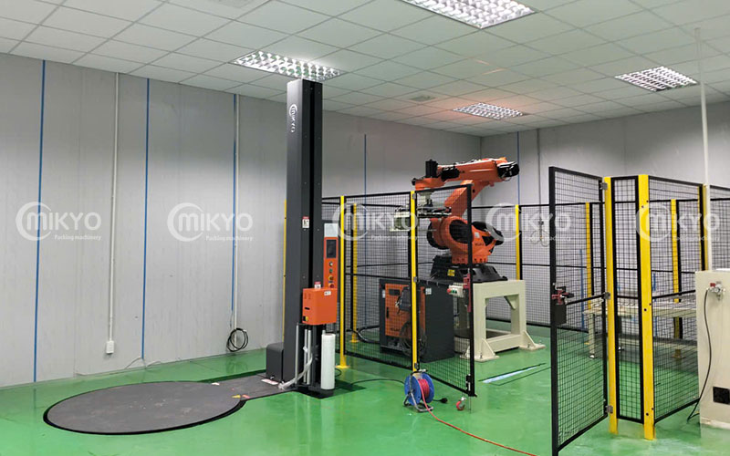 Giải pháp quấn màng cho doanh nghiệp sản xuất bình chữa cháy